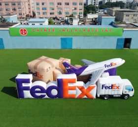 S4-2032 Insegna pubblicitaria gonfiabile FedEx