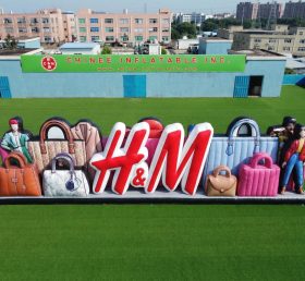 S4-2040 H&M Insegna pubblicitaria gonfiabile