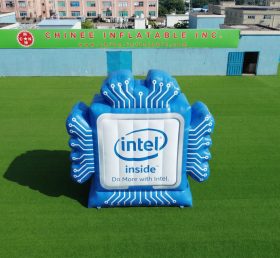 S4-2055 Insegna Pubblicitaria Gonfiabile Intel