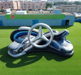 S4-2078 Insegna Pubblicitaria Gonfiabile Mercedes Benz