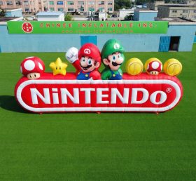 S4-2088 Insegna Pubblicitaria Gonfiabile Nintendo