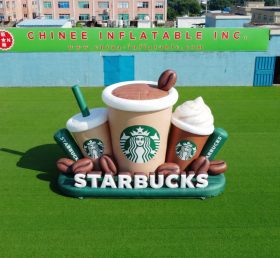 S4-2120 Insegna Pubblicitaria Gonfiabile Starbucks