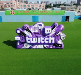 S4-2130 Insegna Pubblicitaria Gonfiabile Twitch