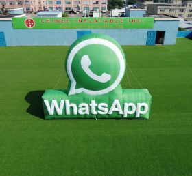 S4-2140 Insegna Pubblicitaria Gonfiabile WhatsApp