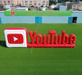 S4-2143 Insegna pubblicitaria gonfiabile YouTube