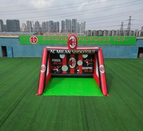 T11-7000 Gioco di Tiro al Calcio Gonfiabile a Tema AC Milan