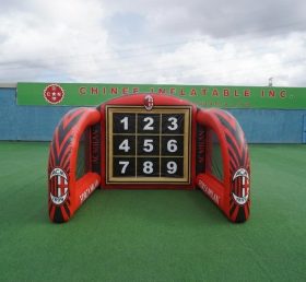 T11-7001 Gioco di Tiro al Calcio Gonfiabile a Tema AC Milan