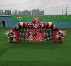 T11-7002 Gioco di tiro al calcio gonfiabile a tema AC Milan