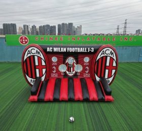 T11-7006 Gioco di Tiro al Calcio Gonfiabile a Tema AC Milan