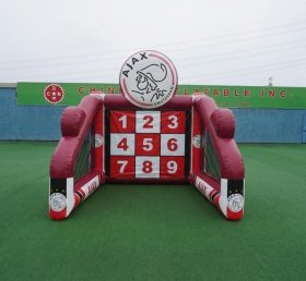 T11-7008 Gioco Gonfiabile di Tiro al Calcio a Tema Ajax Amsterdam