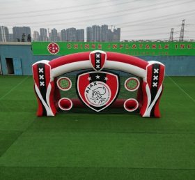 T11-7009 Gioco di Tiro al Calcio Gonfiabile a Tema Ajax Amsterdam