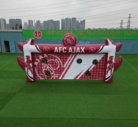 T11-7011 Gioco di tiro al calcio gonfiabile a tema Ajax Amsterdam