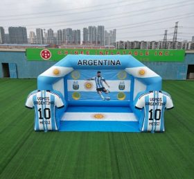 T11-7017 Gioco Gonfiabile di Tiro al Calcio a Tema Squadra Nazionale Argentina