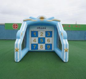 T11-7018 Gioco di Tiro al Calcio Gonfiabile a Tema Squadra Nazionale Argentina