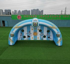 T11-7021 Gioco di Tiro al Calcio Gonfiabile a Tema Squadra Nazionale Argentina