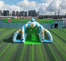 T11-7023 Gioco di Tiro al Calcio Gonfiabile a Tema Squadra Nazionale Argentina