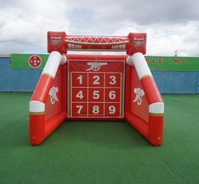 T11-7026 Gioco di Tiro al Calcio Gonfiabile a Tema Arsenal