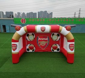 T11-7030 Gioco di Tiro al Calcio Gonfiabile a Tema Arsenal