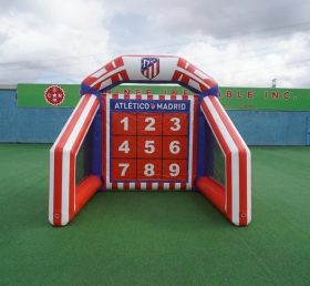 T11-7035 Gioco di Tiro al Calcio Gonfiabile a Tema Atletico Madrid