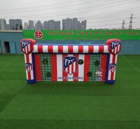 T11-7036 Gioco di tiro al calcio gonfiabile a tema Atletico Madrid