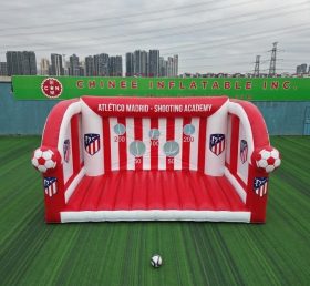 T11-7042 Gioco di Tiro al Calcio Gonfiabile a Tema Atletico Madrid