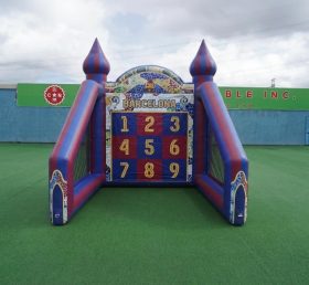 T11-7046 Gioco di Tiro al Calcio Gonfiabile a Tema Barcellona
