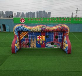 T11-7047 Gioco di Tiro al Calcio Gonfiabile a Tema Barcellona