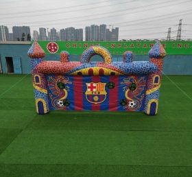 T11-7048 Gioco di Tiro al Calcio Gonfiabile a Tema Barcellona