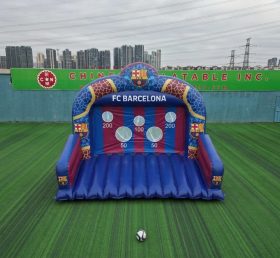 T11-7052 Gioco di Tiro al Calcio Gonfiabile a Tema Barcellona