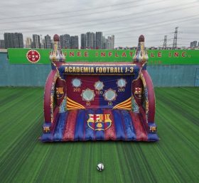 T11-7053 Gioco di Tiro al Calcio Gonfiabile a Tema Barcellona