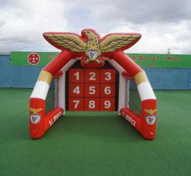 T11-7062 Gioco di Tiro al Calcio Gonfiabile a Tema Benfica