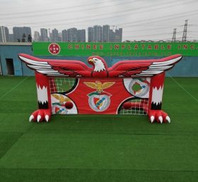 T11-7063 Gioco di Tiro al Calcio Gonfiabile a Tema Benfica