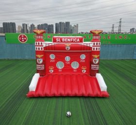 T11-7069 Gioco di Tiro al Calcio Gonfiabile a Tema Benfica