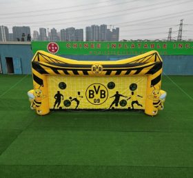 T11-7076 Gioco di Tiro al Calcio Gonfiabile a Tema Borussia Dortmund