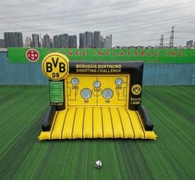 T11-7080 Gioco di Tiro al Calcio Gonfiabile a Tema Borussia Dortmund