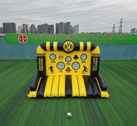 T11-7081 Gioco di Tiro al Calcio Gonfiabile a Tema Borussia Dortmund