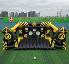 T11-7082 Gioco di Tiro al Calcio Gonfiabile a Tema Borussia Dortmund