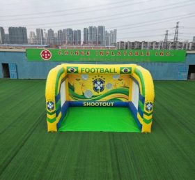 T11-7083 Gioco di Tiro al Calcio Gonfiabile a Tema Squadra Nazionale del Brasile