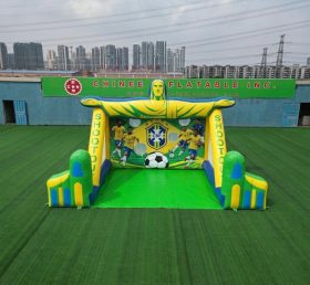 T11-7084 Gioco di Tiro al Calcio Gonfiabile a Tema Squadra Nazionale del Brasile