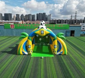 T11-7092 Gioco di Tiro al Calcio Gonfiabile a Tema Squadra Nazionale del Brasile