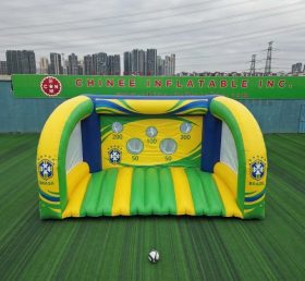T11-7100 Gioco di Tiro al Calcio Gonfiabile a Tema Squadra Nazionale del Brasile