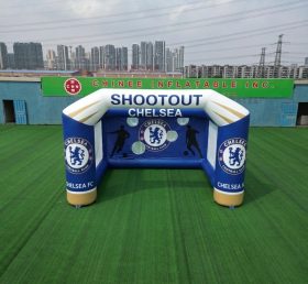 T11-7101 Gioco di Tiro al Pallone Gonfiabile a Tema Chelsea