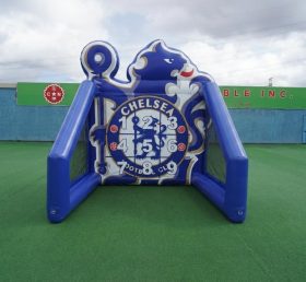 T11-7102 Gioco Gonfiabile di Tiro al Calcio a Tema Chelsea