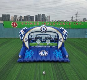 T11-7107 Gioco di Tiro al Calcio Gonfiabile a Tema Chelsea