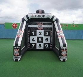 T11-7111 Gioco di Tiro al Calcio Gonfiabile a Tema Corinthians