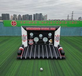 T11-7118 Gioco di Tiro al Calcio Gonfiabile a Tema Corinthians