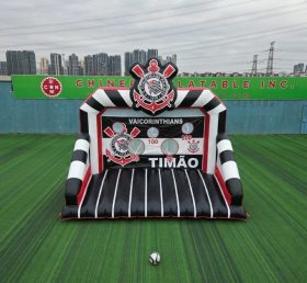 T11-7120 Gioco di Tiro al Calcio Gonfiabile a Tema Corinthians