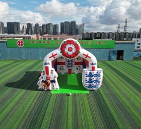 T11-7125 Gioco di tiro al calcio gonfiabile a tema Squadra Nazionale Inglese