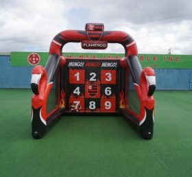 T11-7131 Gioco di Tiro al Calcio Gonfiabile a Tema Flamengo