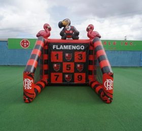 T11-7132 Gioco di Tiro al Calcio Gonfiabile a Tema Flamengo